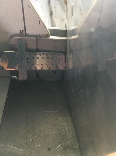 5/8 edge distance requires the two lines to be matched. Its 1/4 inch short.