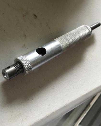 Rivet removal tool worked perfect.