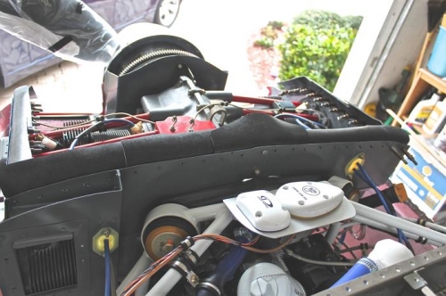 Little larger piece in the rear middle to cover the cowl shape in that area.