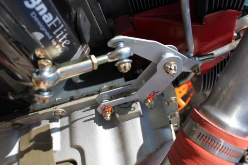 Sump plug now flush under bracket.