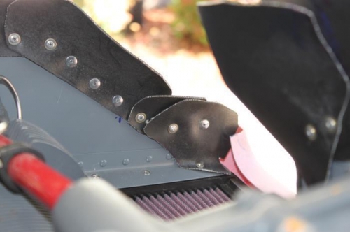 Short pieces allow a nice transition along the inlet ramp as it curves upwards.