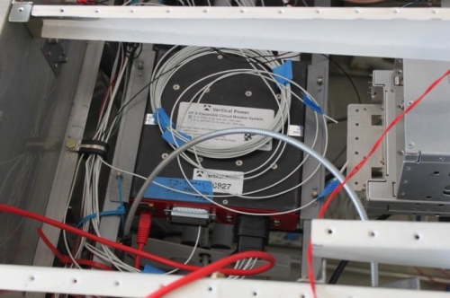 Routing wires securely towards their final homes. VPX ethernet being used now.