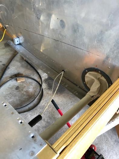 Small .125 hole for Nav/Strobe light and landing light.