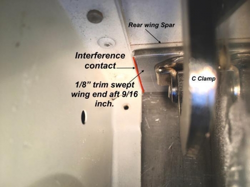 Here's what I got after trimming 1/8 off forward F605 bar.