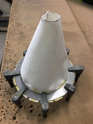 Press material tabs onto ring for instant result. Let dry for a day.