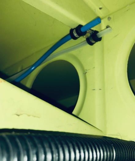 Lines (AOA and Pitot) ran from Dynon ADAHRS direct to pitot. Ready to attach.