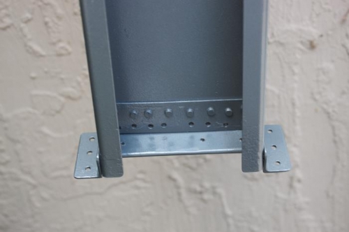 Doubler under the roll bar brace.