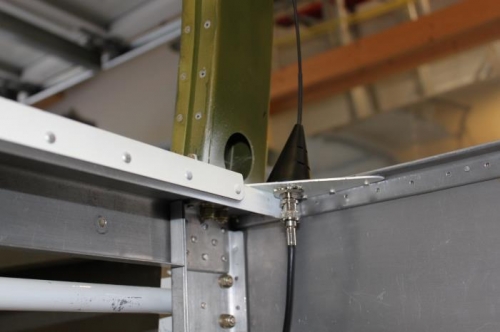 Added this BNC to factory coax after I shortened the coax.