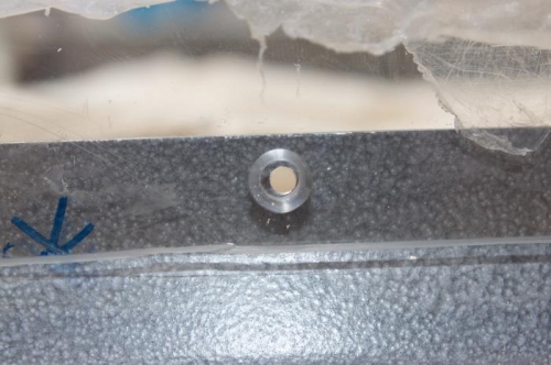 Great countersinks and enlarged (3/16) holes in canopy.