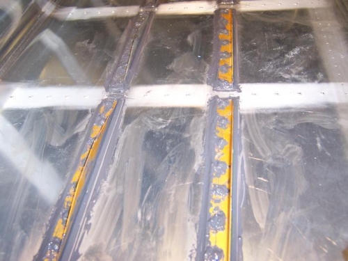 Finished the stiffeners