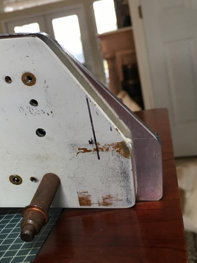 Business end of old and new rear spar attach end. That's difference between go and no go.