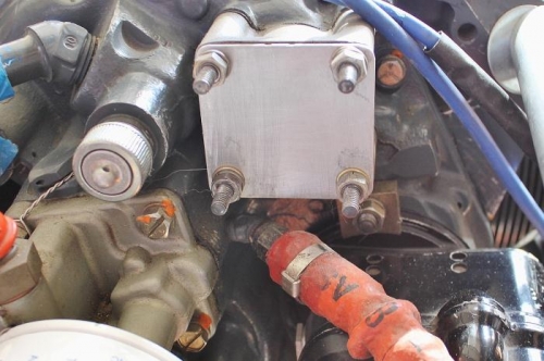 Good enough for Piper Arrow.  What to do. Plan says use fitting above magneto.