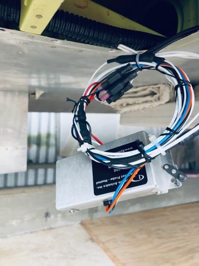 Wires are secured, connections shrink wrapped, and ready to mount.