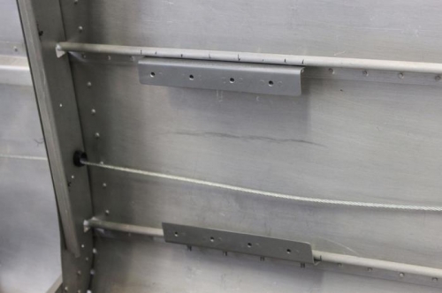 Brackets mounted, waiting for ELT doubler and attached ELT.