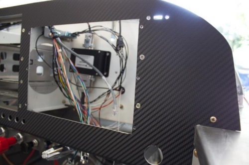 Skyviews overlap onto the carbon fiber too.  Switch attach nuts do too.