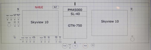 This could work by moving the center switches around.