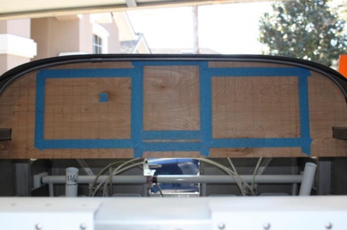 Checked the fit in the airplane. Good fit.