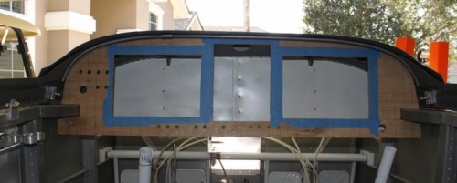 Back in the plane.  Its ready to fit instruments in for 1st try.