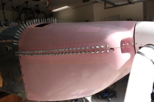 This side was easy to drill with the oil door access.