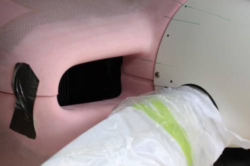 Same here.  File outboard joint and thin the overlap behind spinner to allow better fit.