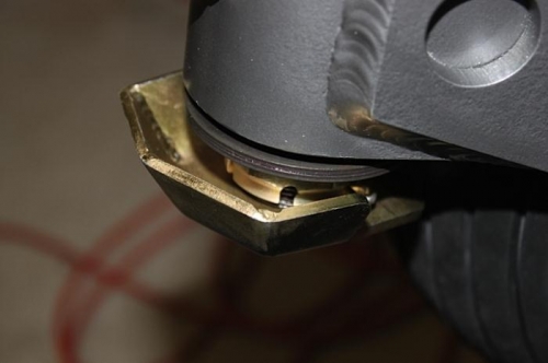 Little tight spreading the cotter pin end on the opposite side. It worked.