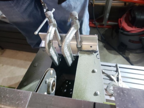 3/4x1 1/4 angle shaped into plan dimensions