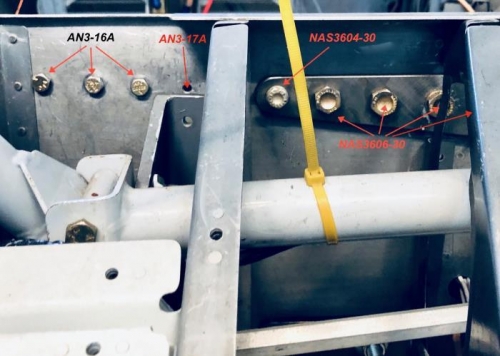 Left center starting to bolt in.