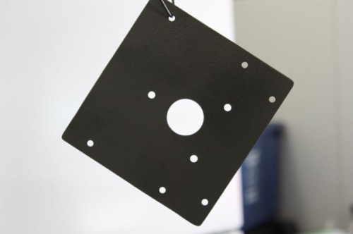 Made this top plate from scrap instrument panel stuff.