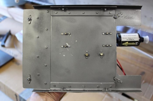 Top nut plates/angle fit inside floor stiffener. Cover straddles outside of stiffener. Space it right