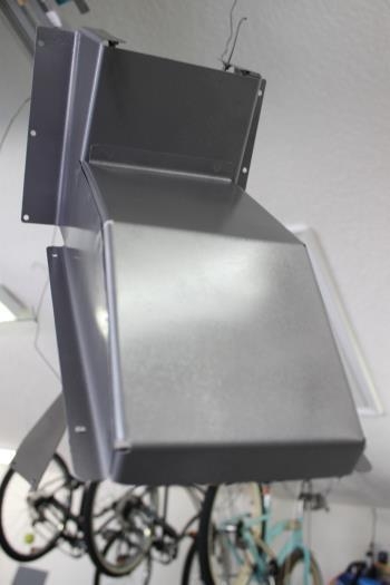 Riveted these pieces together so it comes off/on as one piece.