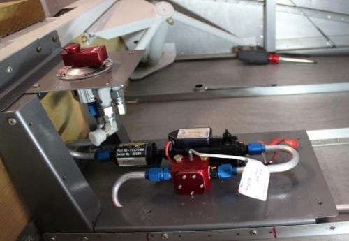 Pump-Red Cube platform in place and connected.