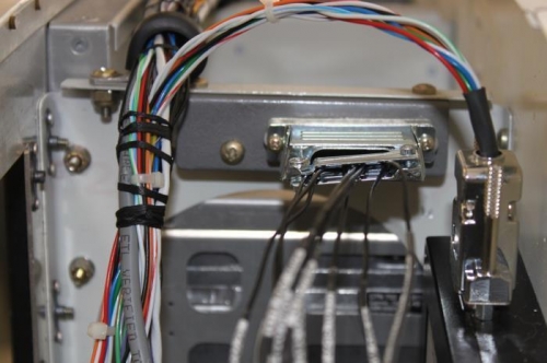 Will cushion all grounds when done. Bundle will get tied for support. AirInc cable purposly shortened.