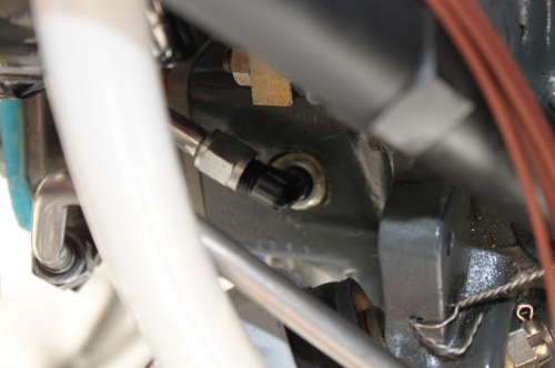 Would have been a little easier if I did this before hanging engine. Oh well. Its done.