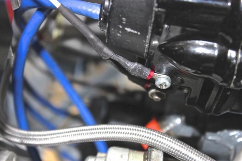 Right mag P lead and ground.