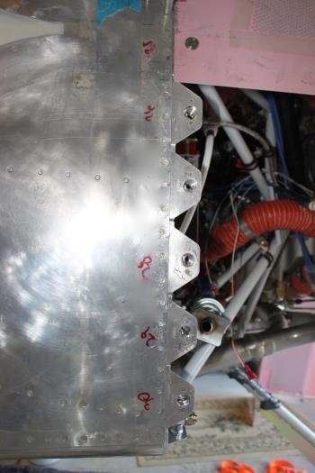 Copilot sidewall and bottom get another 8 fasteners.