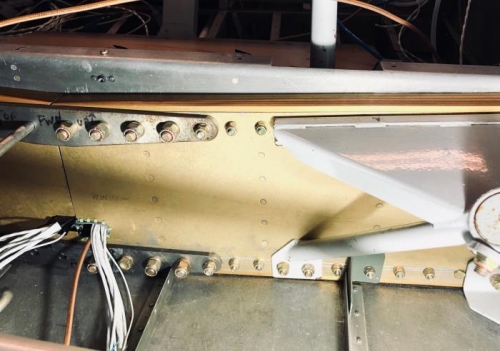 All 38 bolts installed but not torqued yet.