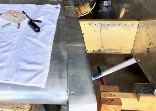 Fairing is beginning to attach as I add nutplates.