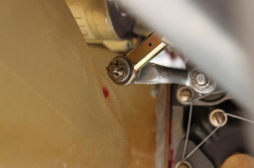 Clearance good after denting the plenum using heat.