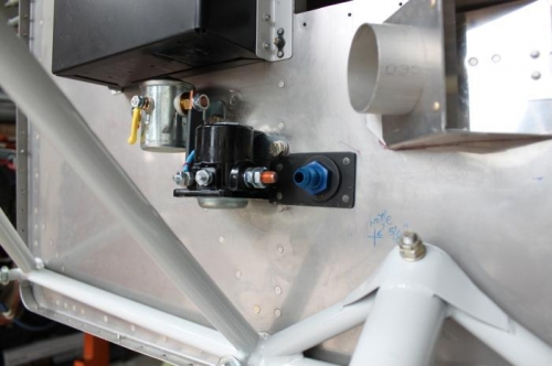 Fuel Line Fitting and Doubler.