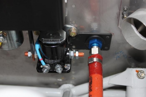 Fuel Line is ok vs starter relay.