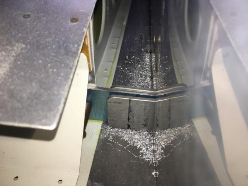 The new W407B is 9/16 longer than the removed one. Woo Hoo..