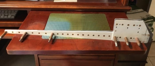 Clecoed old and new together to reassure myself exact fit.  Its good. New one is behind old white ones