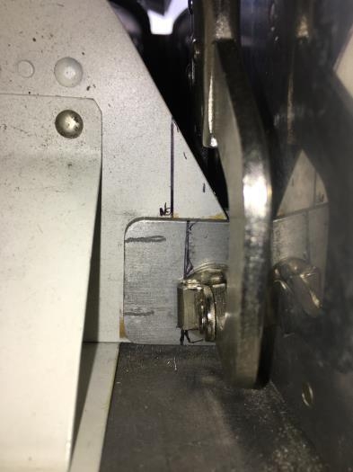 Old work shows impossible drilling solution.Lines had to be touching here.