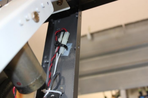Molex flap motor connection all secured.