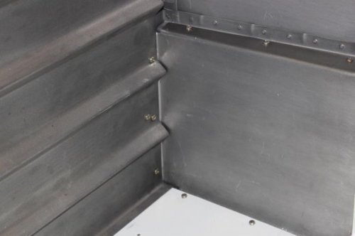 Rear corner pilot side.