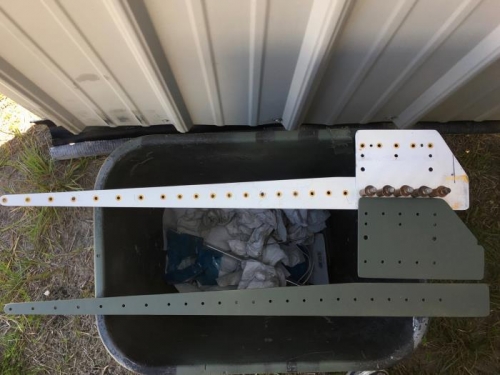 Had to notch the new doubler to avoid conflict with fuselage skin, per plans. Old work is scrap now.