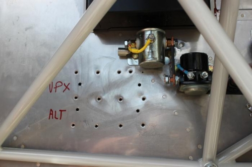 Used the pull rivet gun dimple dies to dimple these firewall holes.