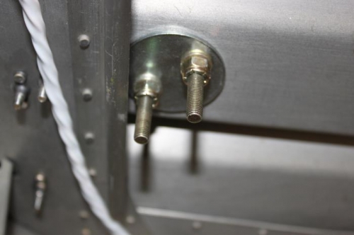 Tie down doubler adds even more strength. Its solid.  Very solid.