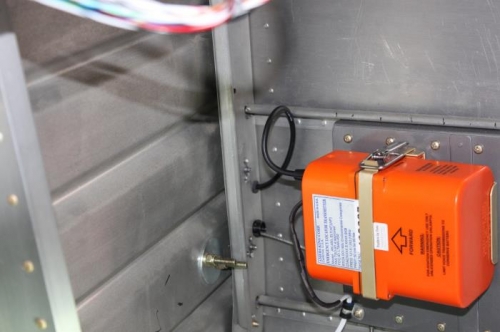 Service loop before heading foreward.