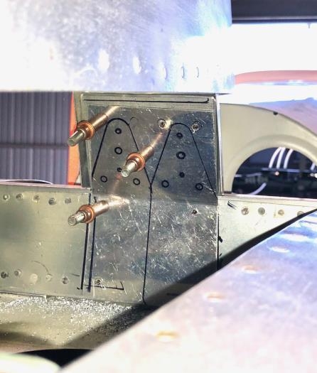 Ready to come off for finishing.